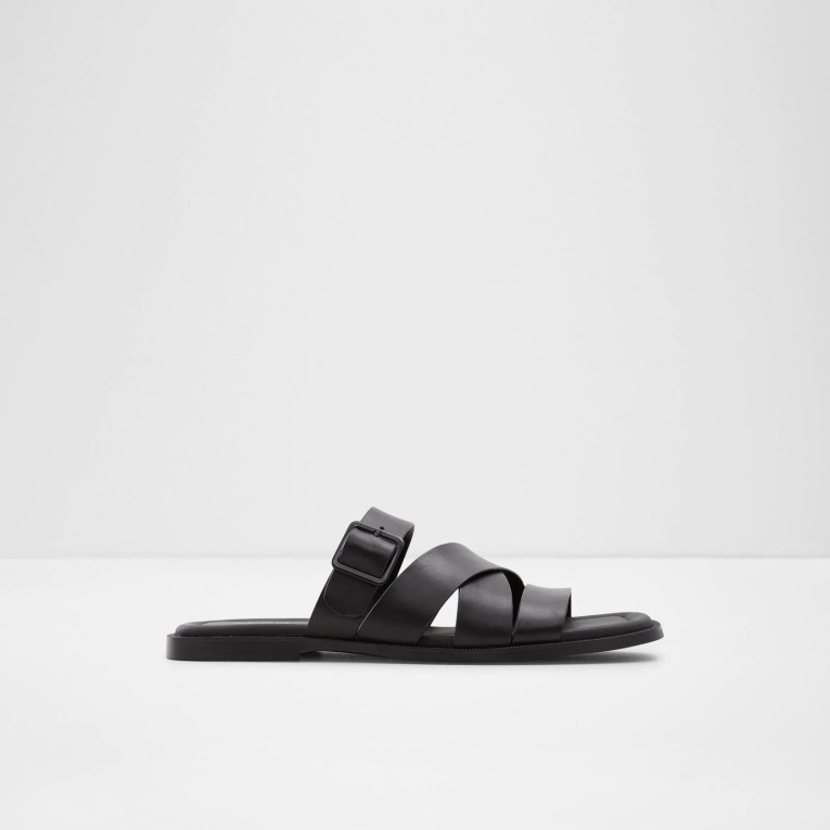 Negro Sandalias Planas Aldo Fashion Dampel
