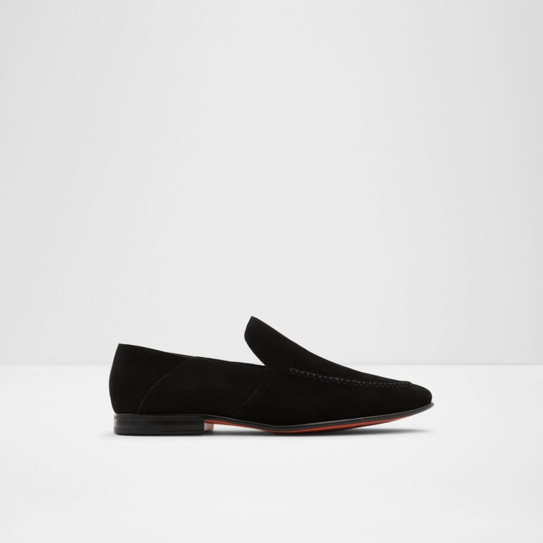 Negro Mocasines Aldo Fashion Salaman Sin Cordones