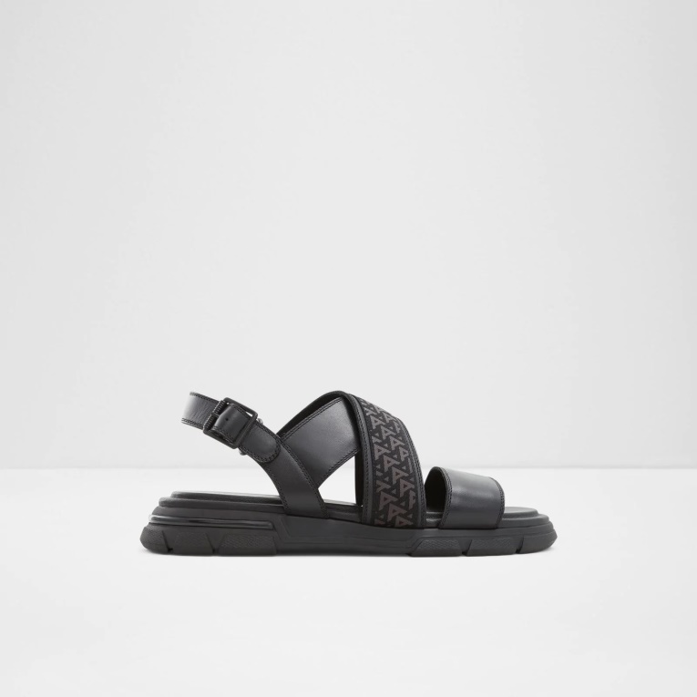 Sandalias Planas Aldo Boane De Moda Negro