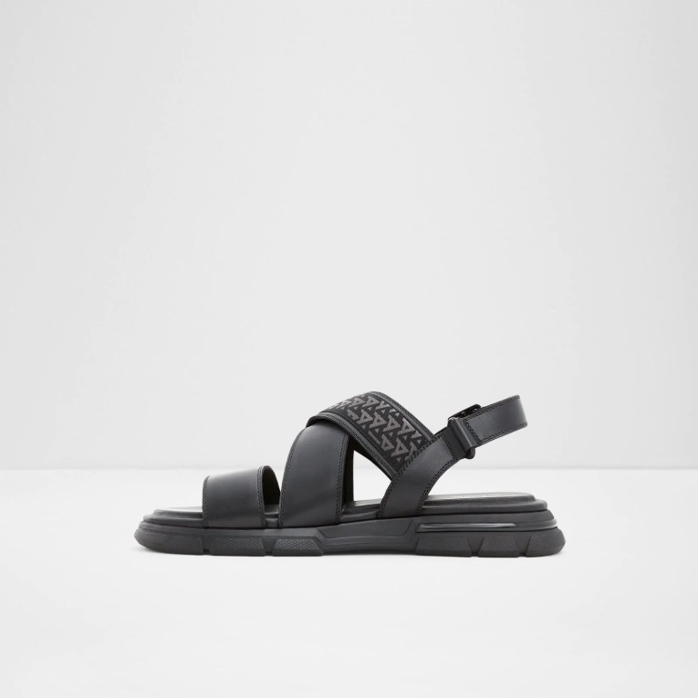Sandalias Planas Aldo Boane De Moda Negro