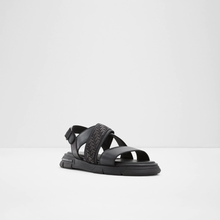 Sandalias Planas Aldo Boane De Moda Negro