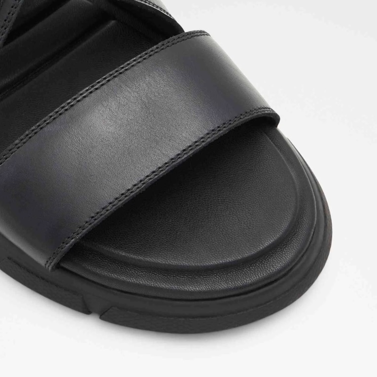 Sandalias Planas Aldo Boane De Moda Negro