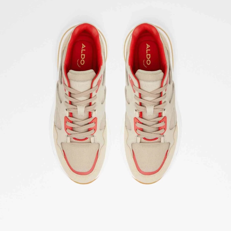 Marrón Luno Zapatillas Bajas Con Cordones Moda Aldo