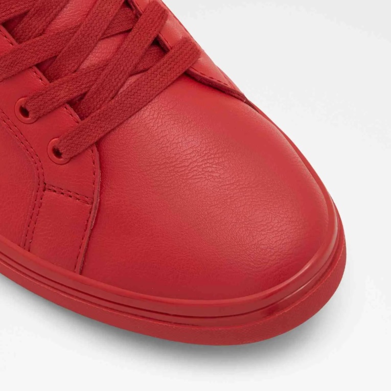 Cupido Zapatillas Altas Con Cordones Moda Aldo Rojo