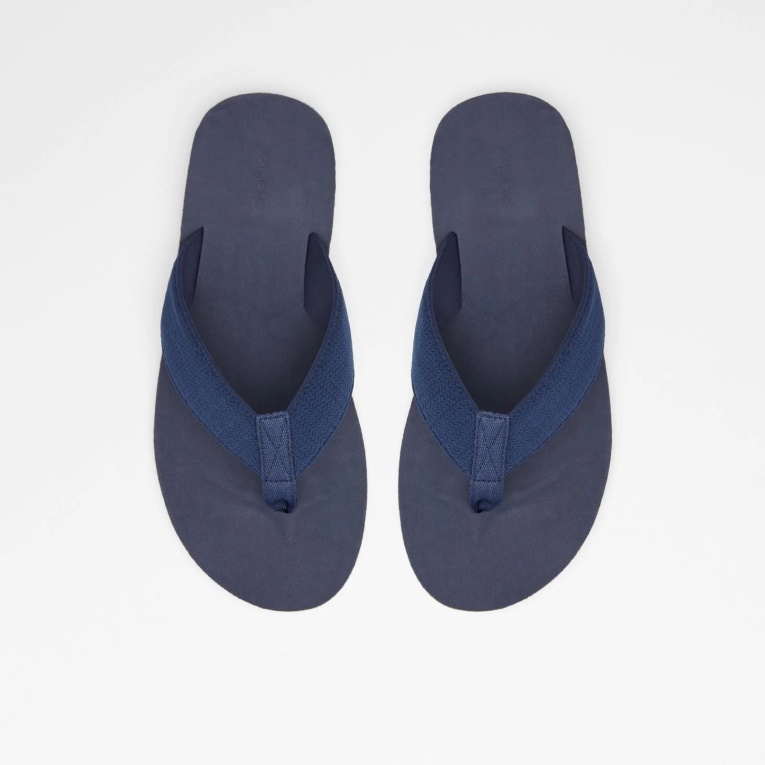 Chanclas Aldo Weallere Azul De Moda
