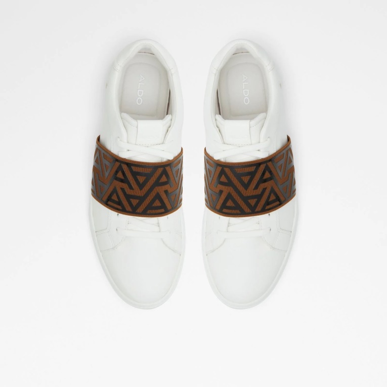 Moda Aldo Coppio Zapatillas Bajas Blancas