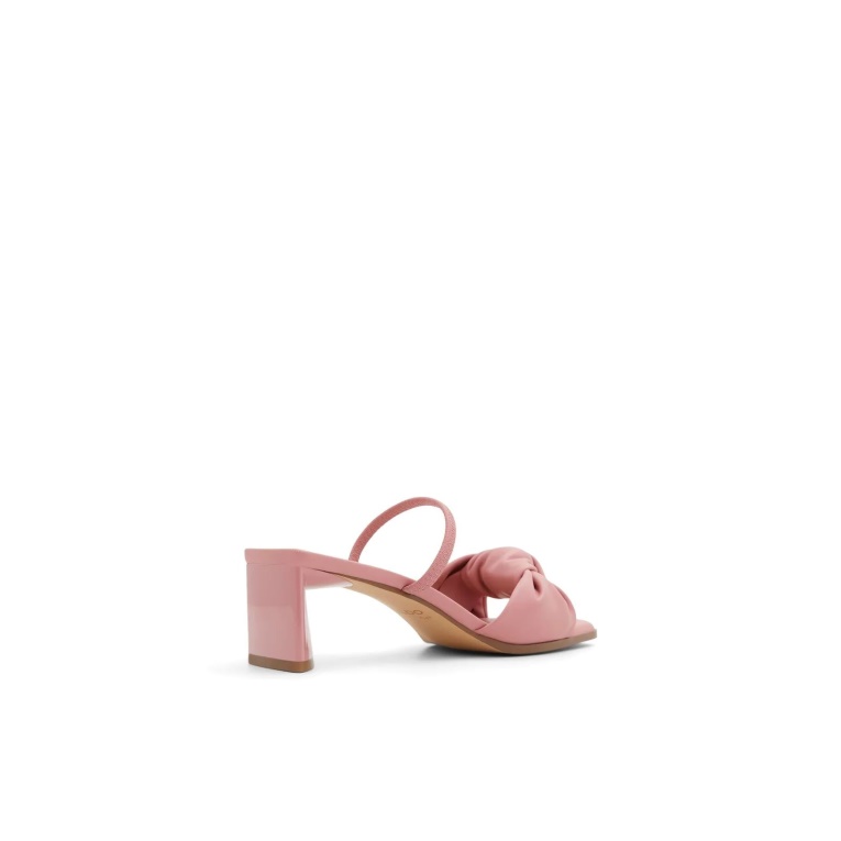 Moda Aldo Pink Wigoveth Sandalias De Tacón Slip Ons