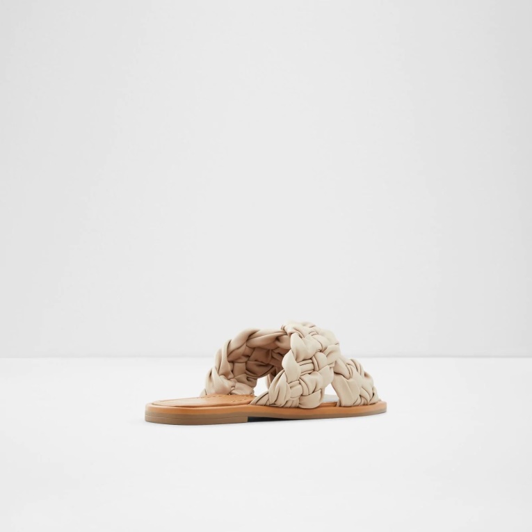 Sandalias Planas Aldo Rosa Wovina De Moda