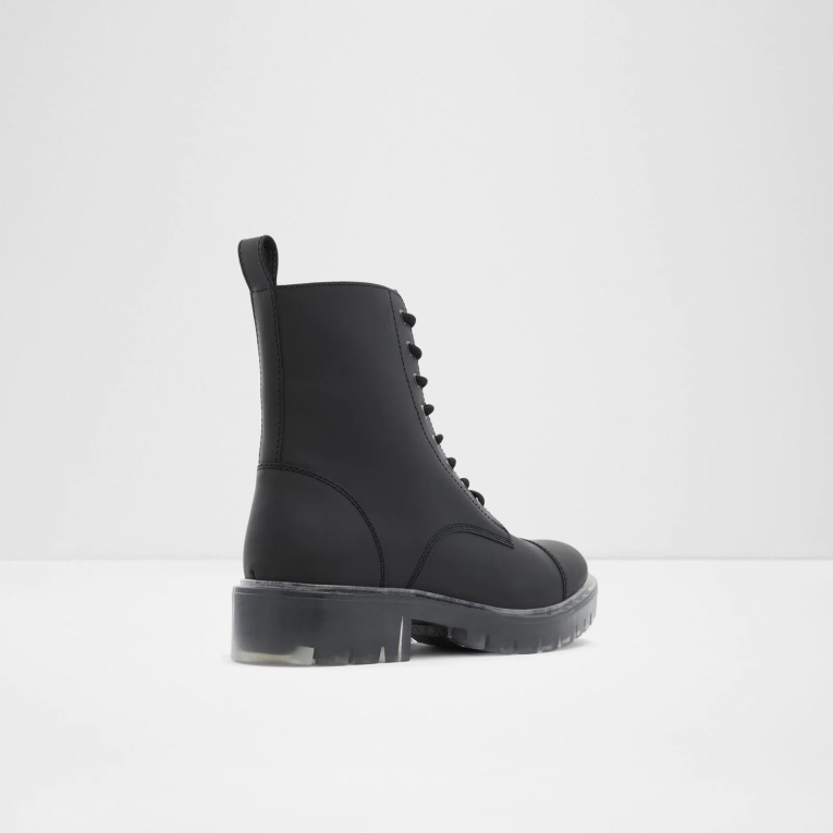 Botines Aldo Reily De Moda Con Cordones Negros