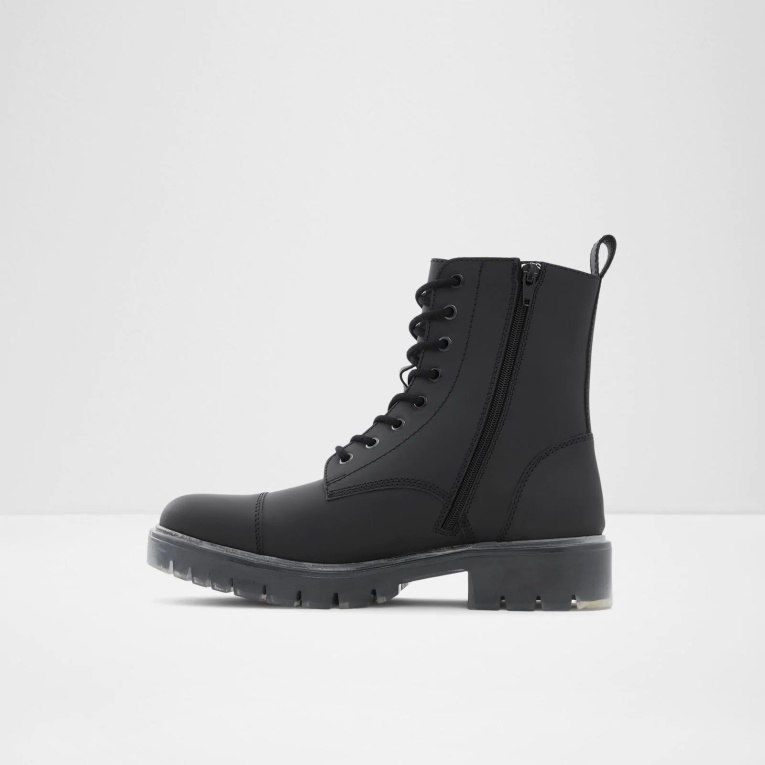 Botines Aldo Reily De Moda Con Cordones Negros