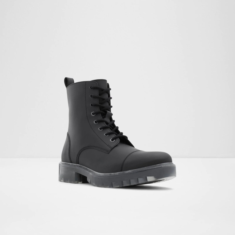 Botines Aldo Reily De Moda Con Cordones Negros