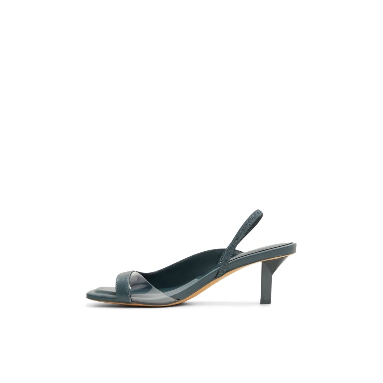 Moda Sandalias De Tacón Aldo Valencia Con Correa En El Tobillo Azul