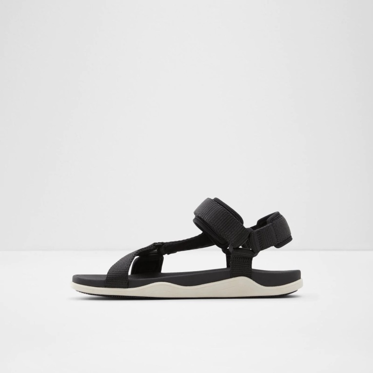 Sandalias Planas Negras De Moda Aldo Myrtle