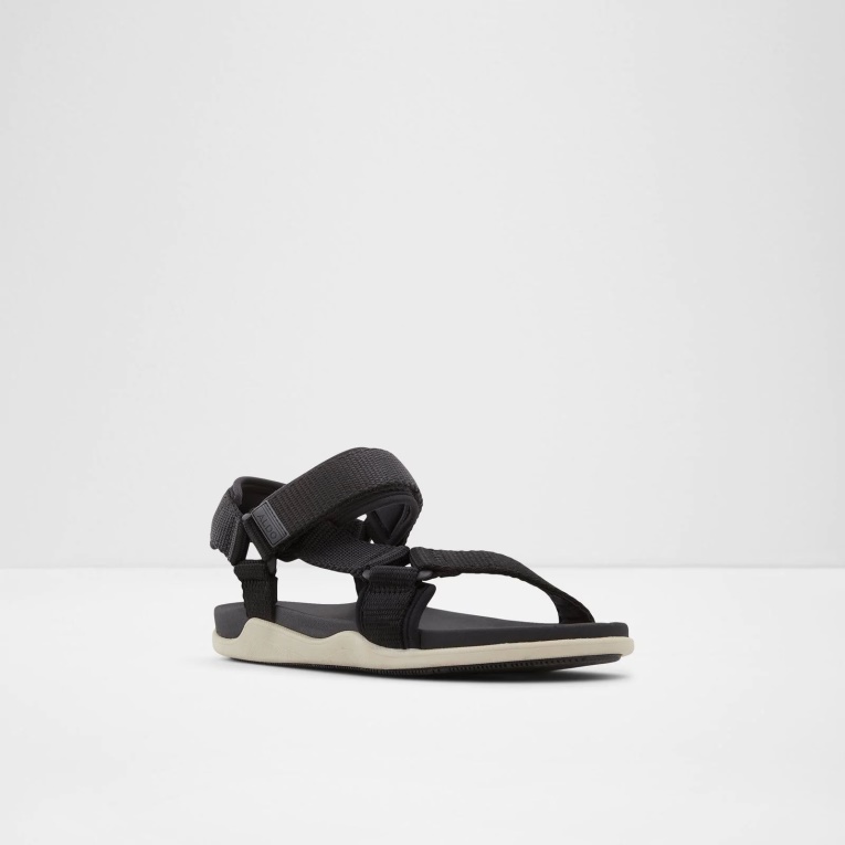 Sandalias Planas Negras De Moda Aldo Myrtle