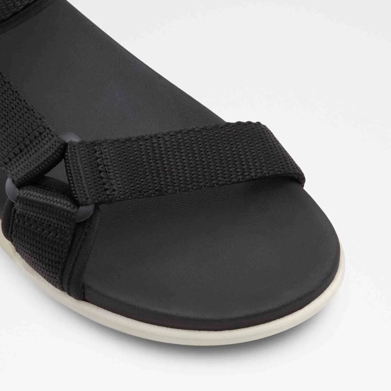 Sandalias Planas Negras De Moda Aldo Myrtle