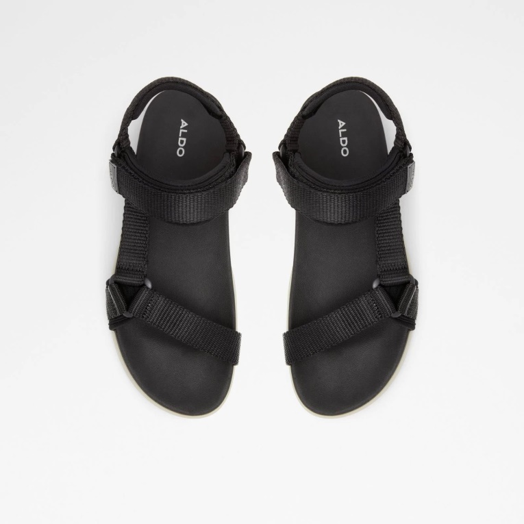 Sandalias Planas Negras De Moda Aldo Myrtle