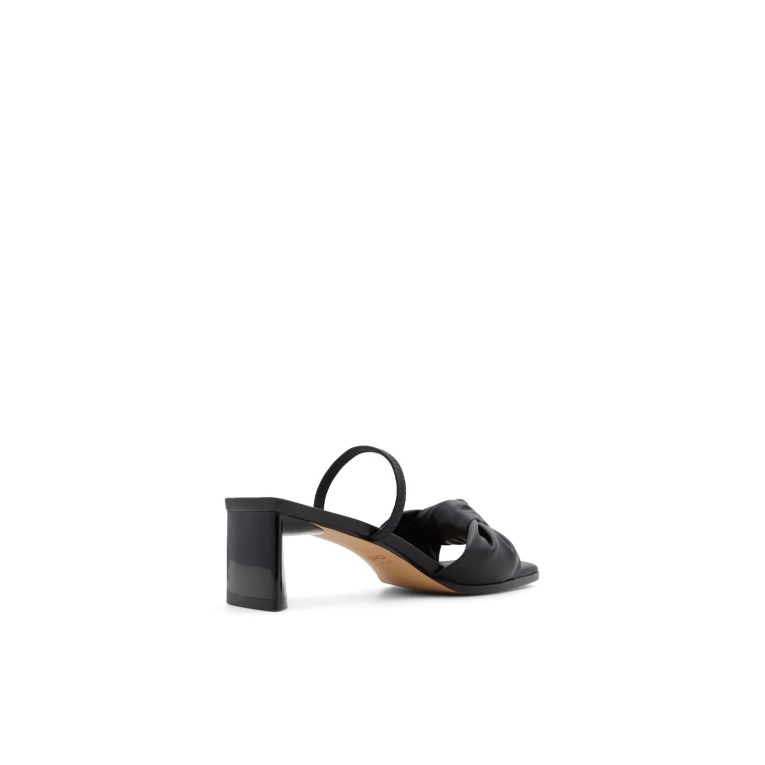 Moda Negro Wigoveth Sandalias De Tacón Slip Ons Aldo