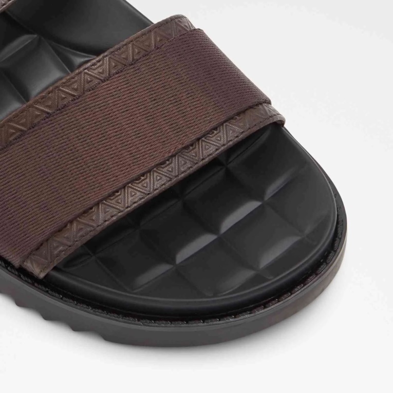 Moda Marrón Strappa Sandalias Planas Aldo