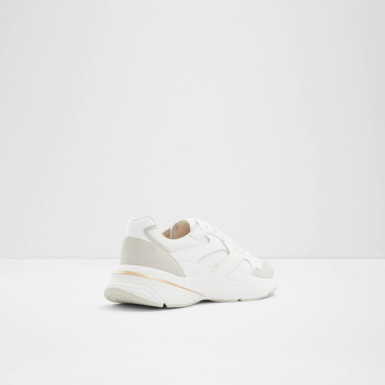 Luno Zapatillas Bajas Con Cordones Moda Blanco Aldo