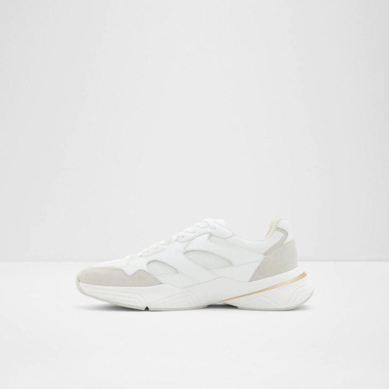 Luno Zapatillas Bajas Con Cordones Moda Blanco Aldo