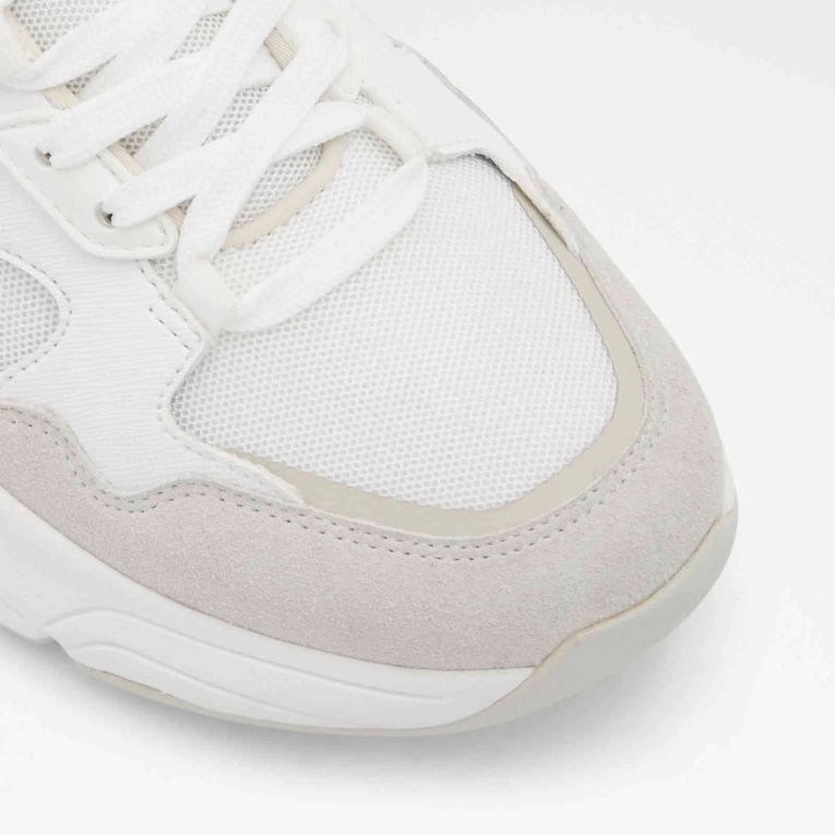 Luno Zapatillas Bajas Con Cordones Moda Blanco Aldo