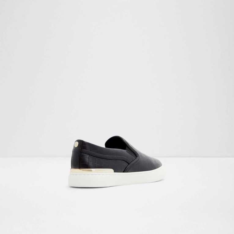Quarta Zapatillas Bajas Slip Ons Moda Aldo Negro