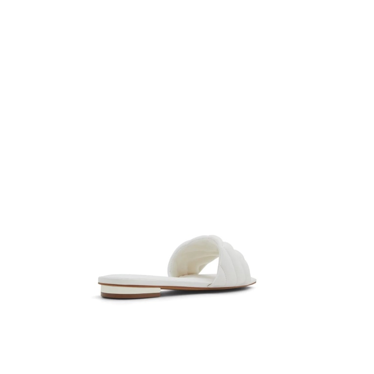 Blanco Moniq Sandalias Planas Slide Moda Aldo