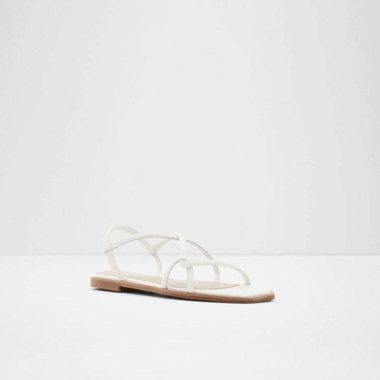 Blanco Toosieflex Sandalias Planas Moda Aldo