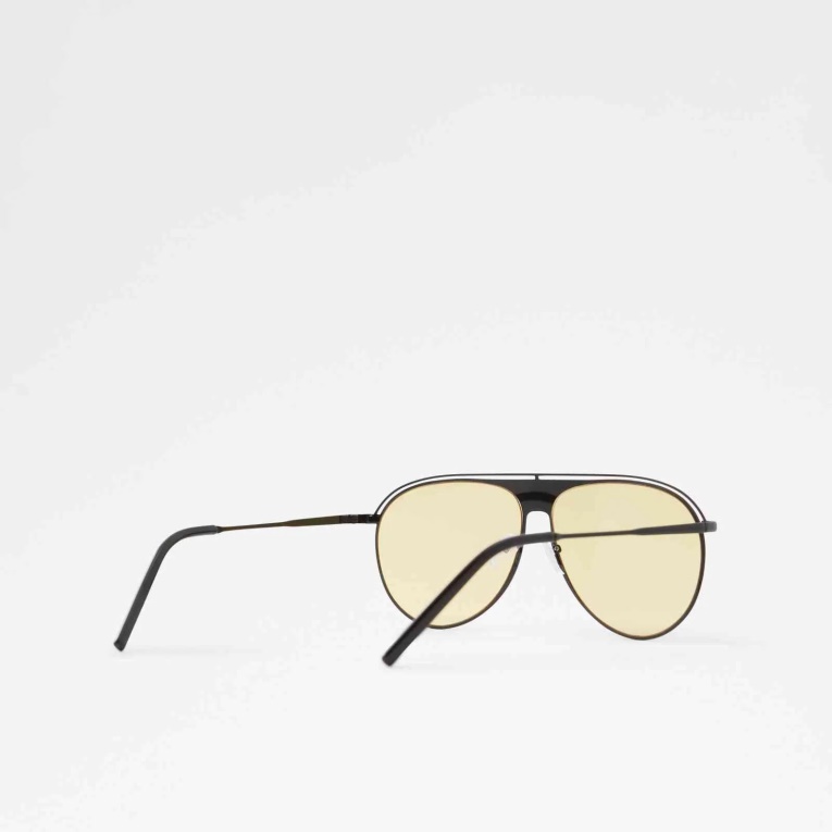 Gafas De Sol Aldo Reptans Amarillas De Moda