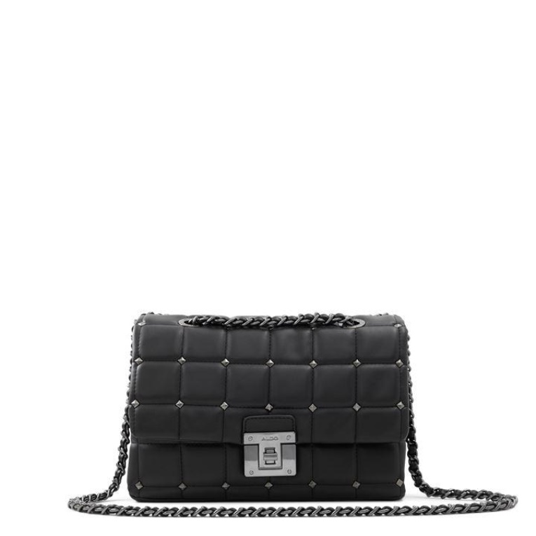 Aldo Bolso Bandolera De Olelirina De Aldo Negro Azabache 009 Moda