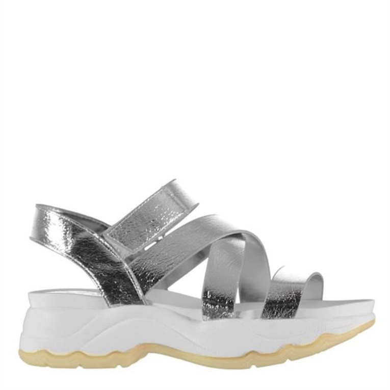 Moda Plata Aldo Nivigerata Mujer Sandalias Aldo