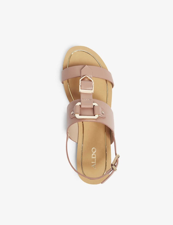 Afiarien Hebilla Sandalias Moda Aldo Rosa Claro