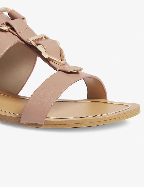 Afiarien Hebilla Sandalias Moda Aldo Rosa Claro