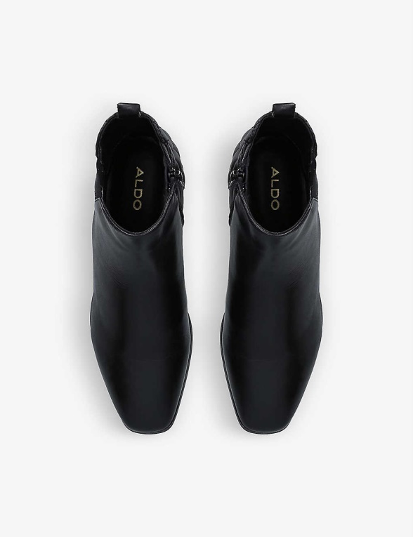 Botines De Piel Sintética Torwenflex De Aldo Fashion Negro