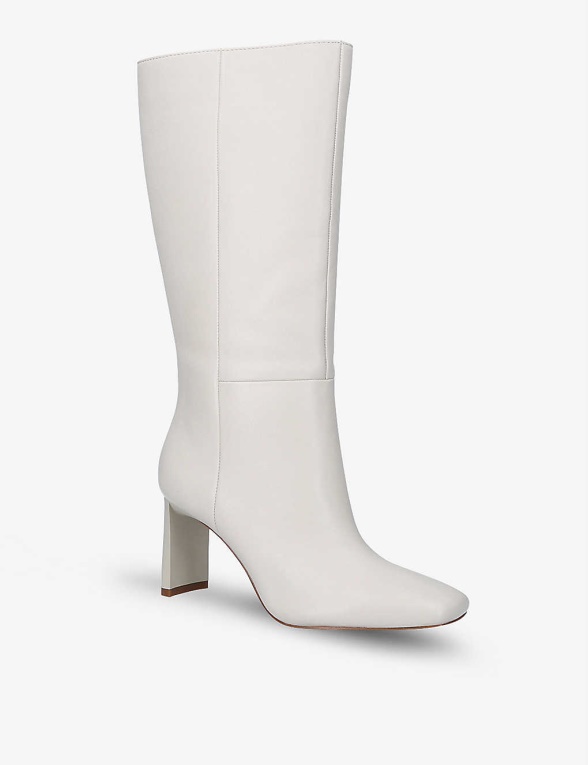 Botas Altas Hasta La Rodilla De Cuero Blanco/oth Lille De Aldo