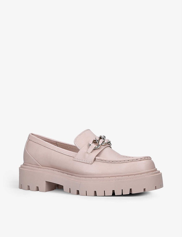 Moda Beige Mocasines De Piel Sintética Con Suela Gruesa Y Detalle De Cadena De Aldo Brixton