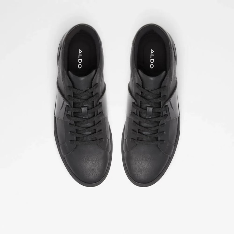 Zapatillas Bajas De Hombre Aldo Negro Abisinio De Moda