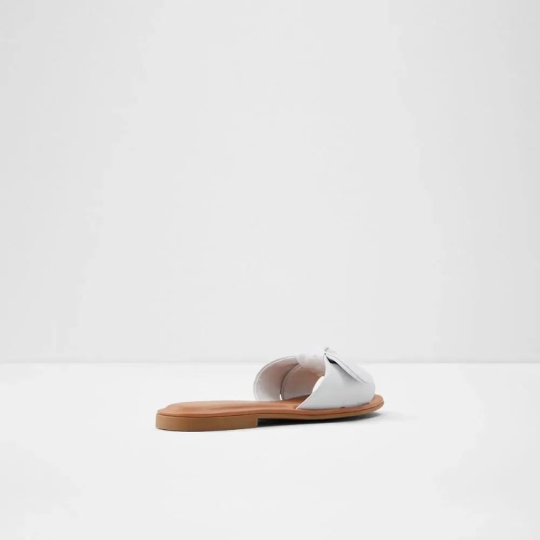 Blanco Sandalias Sin Cordones De Mujer Aldo Fashion Abayrith Slide