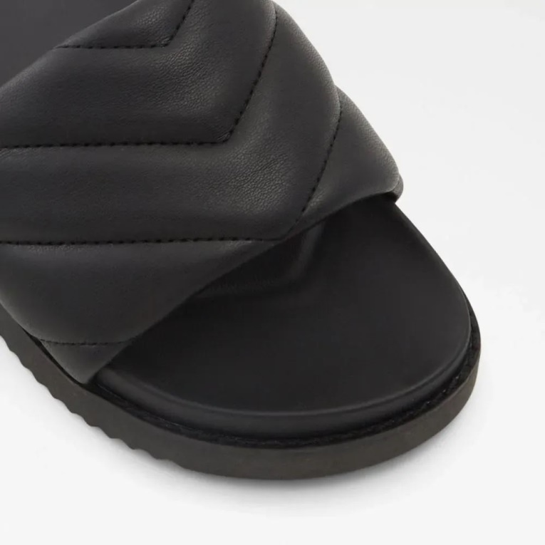 Negro Acaswen Sandalia De Mujer Con Punta Redonda Aldo Fashion