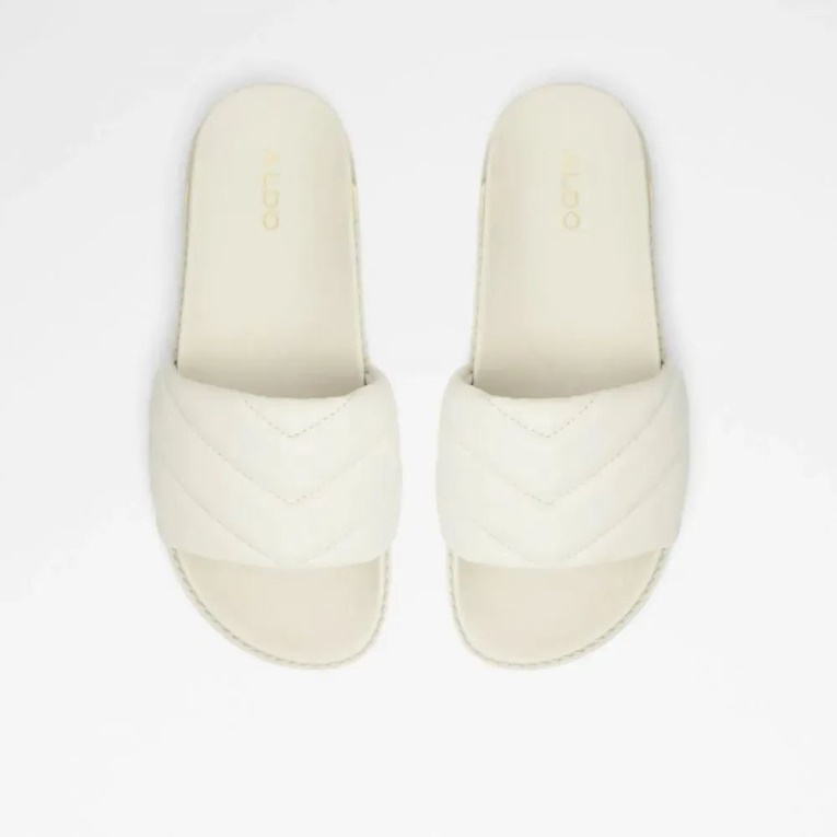 Sandalias Planas Casuales Para Mujer De Aldo White Acaswen De Moda