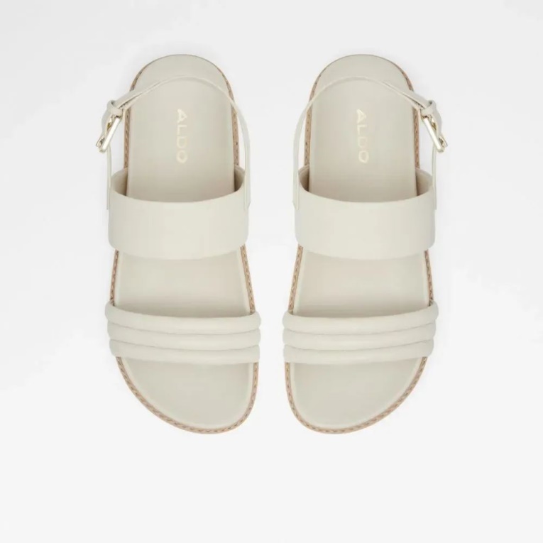 Adwerrandra Sandalia Mujer Tira Plana Aldo Fashion Otro Blanco