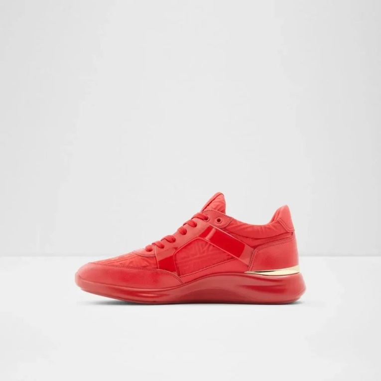Aldo Fashion Adalwinn Hombres Jogger Zapatillas Rojas