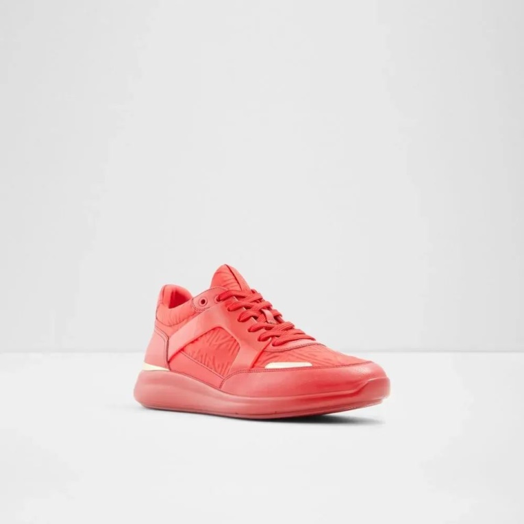 Aldo Fashion Adalwinn Hombres Jogger Zapatillas Rojas