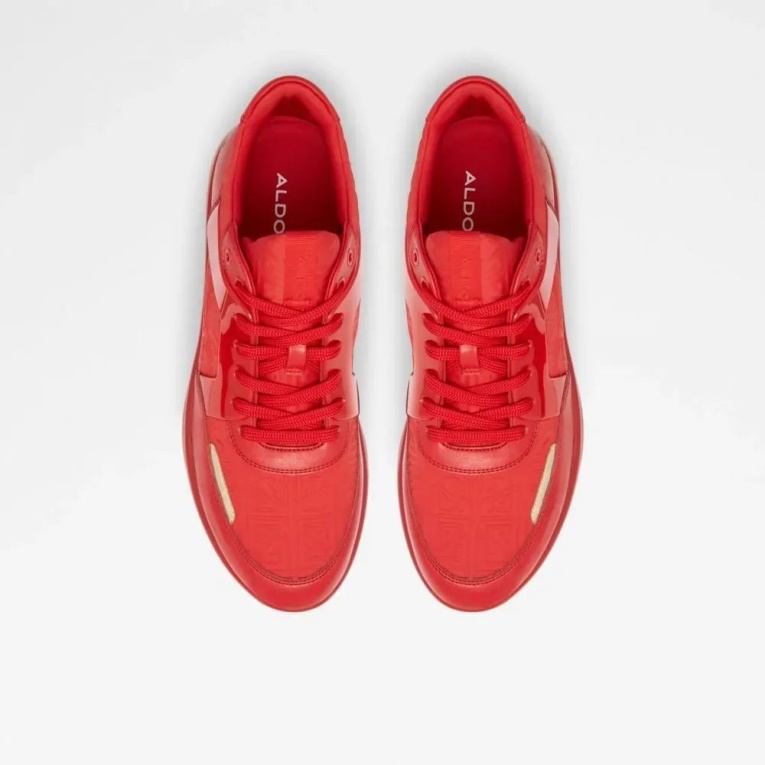 Aldo Fashion Adalwinn Hombres Jogger Zapatillas Rojas