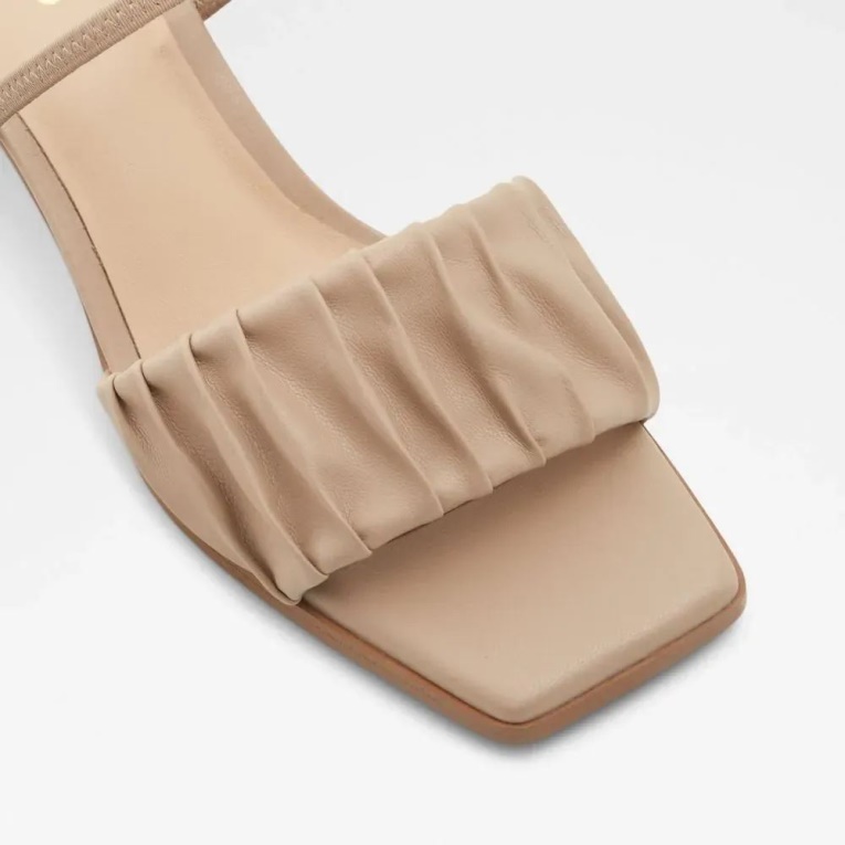 Moda Aldo Adreran Sandalia Mujer Tacón Bloque Otro Gris