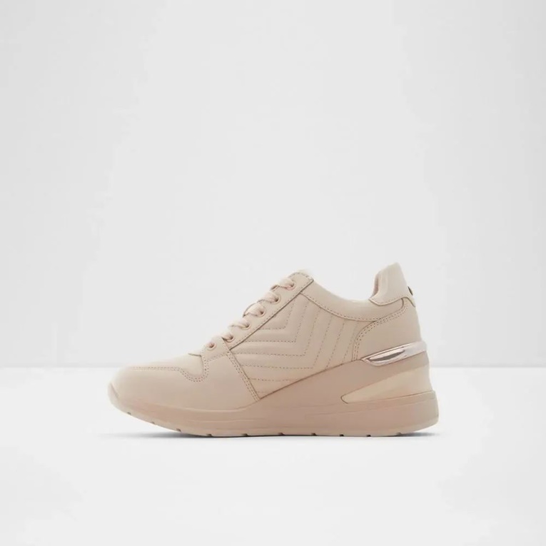 Moda Otro Rosa Adwiwia Zapatillas De Deporte Con Cordones Y Tacón Medio Para Mujer Aldo