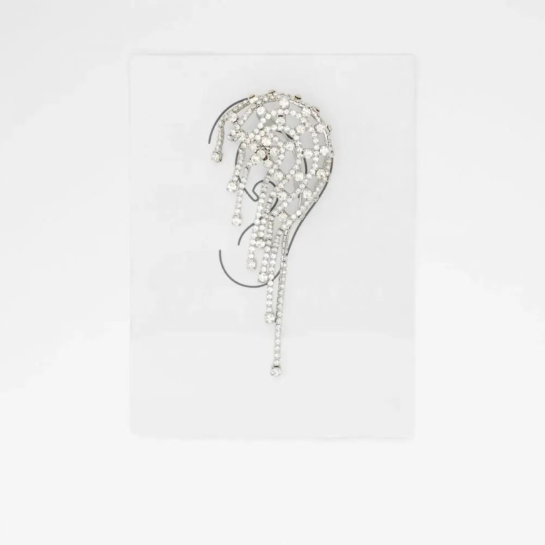 Aldo Fashion Silver/clear Multi Alaya Mujer Accesorios Arete