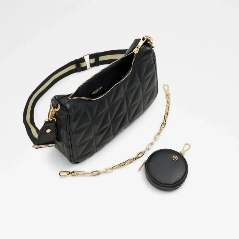 Aldo Otro-negro Moda Albaladar Bolso De Mano De Mujer Bandolera