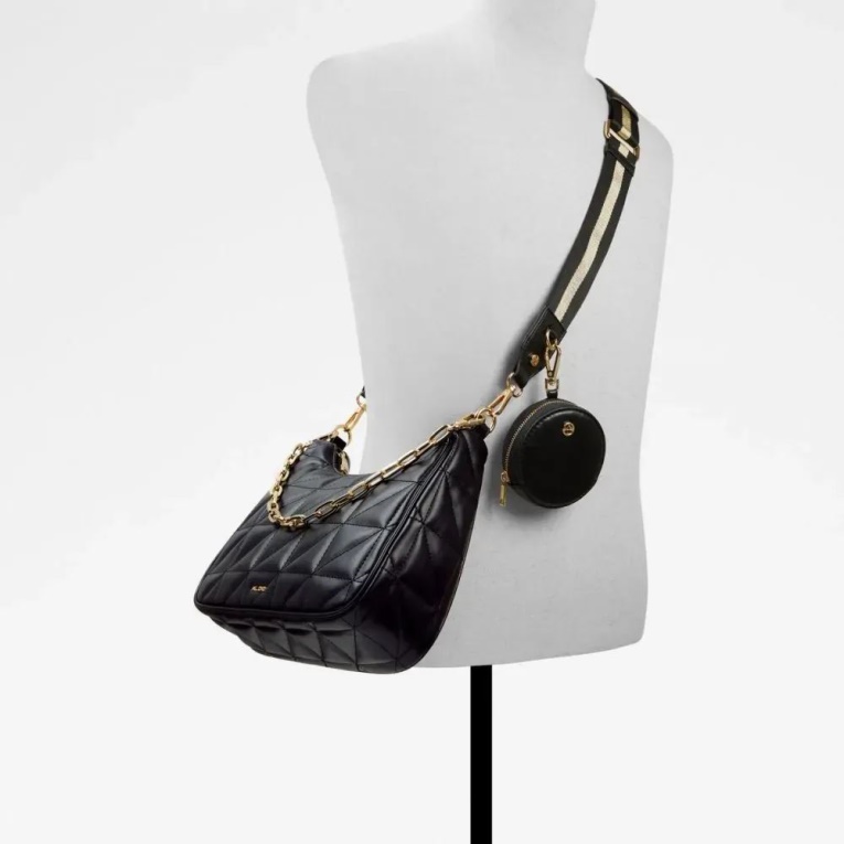 Aldo Otro-negro Moda Albaladar Bolso De Mano De Mujer Bandolera