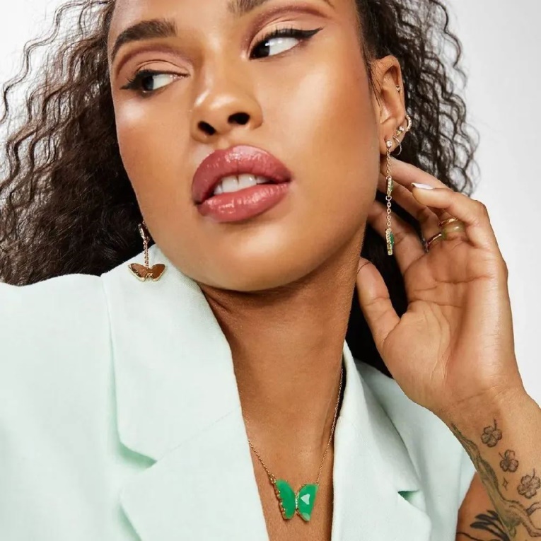 Alereli Accesorios De Mujer Collar Moda Aldo Verde Medio